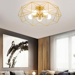 Ceiling Lights Multiple Heads Geometric Led Lamp For Kitchen Item Living Room Bedroom Balcony Decorative Lighting Furniture