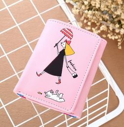 Wallets Women Cute Girl Wallet Small Hasp Brand Designed Pu Leather Coin Purse Female Card Holder