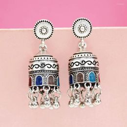 Dangle Earrings Vintage Ethnic Style Jhumka For Women Long Tassel Bells Drop Afghan Egypt Gypsy Turkch Fashion Jewellery