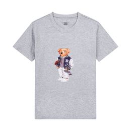 2024S New Little Bear PoLos Cotton Round Neck T-shirt for trendy men 4 # 2082
