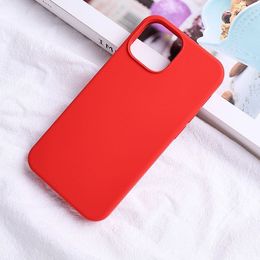 Silicone Phone Cases For iPhone 15 15pro 15plus pro max 14 13 12 11 Pro Max Mini X XS XR 6 6s 7 8 Plus se Shockproof Back Cover PRIB