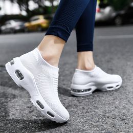 2023 New Womens Walking Shoes Fashion Socks Sneakers Breathable Comfort Nursing Shoes Casual Non-slip Flat Shoes Women