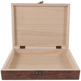 Gift Wrap Treasure Case Tray Dresser Wooden Jewelry Organizer Vintage Rustic Box