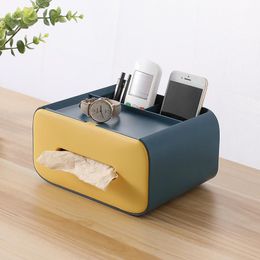 Tissue Boxes & Napkins Nordic Simple Box Multifunction Creative Bedroom Night Stand Holder Storage Modern Napkin Paper MM60ZJH1