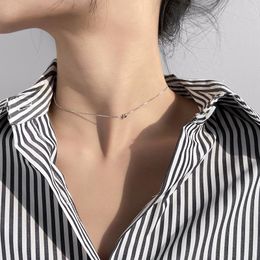 Chains Fashion Choker Necklace Fine Jewellery Cute Accessories Gentle Pendant For Women Clavicle Chain Weeding Party Gift