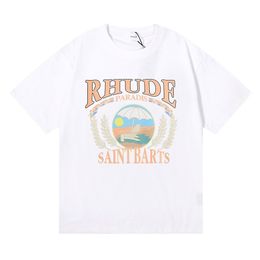 Spring Summer t Shirt American Luxury Rhude Shirt Skateboard Mens Designer t Shirt Women Men Casual Rude T-shirt Good Mens Rhude Tshirt ShirtVGHL