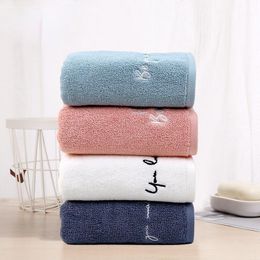 Towel Manufacturer Pure Cotton Embroidery Wash Face Couple Home Plain Activity Gift Microfiber Hair