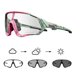 Outdoor Eyewear Kapvoe Cycling Glasses MTB 5 Lens Polarised Cycling Eyewear Road Bike Sunglasses Men UV400 Mountain Women Sports Bicycle Goggles 230428