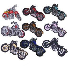 Notions Iron on Embroidered Patch Cool Motorcycle Patches for Clothing Applicable to Badge Iron on Emblem Applique DIY Accessories for Jacket Clothes Bag