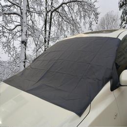 Car Sunshade Snow And Strong Magnetic Sunscreen Cover Glass Windshield For Front Window In Winter Summer