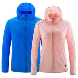 Sun Protective Clothing Mens Jacket Summer Thin Ice Silk Outdoor Quick Drying