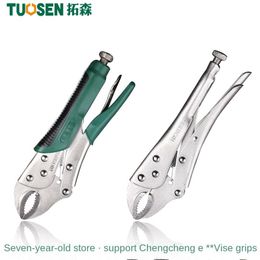 Tang Tuosen hardware tools round mouth forceps welding fixing pliers 10 inch forceps manual pliers multifunctional pliers