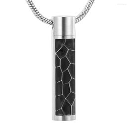 Pendant Necklaces High Capacity Cylinder Memorial Urn Necklace For Human/Pet Ashes Keepsake Cremation Locket Jewellery Women/Men