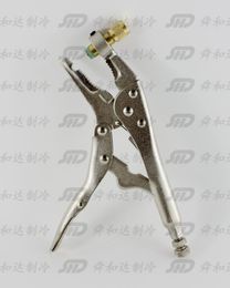 Tang Adding fluid forceps CH308 refrigerant recovery Refrigerator Copper Tube Plug Valve Clamp hand plier tool