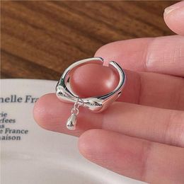 Cluster Rings Silvology Genuine 925 Sterling Silver Water Drop Charm For Women Chic Japan Korea INS Creative Female Fine Jewellery