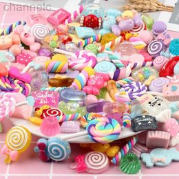 Clay Dough Modelling DIY Colourful Candy Cake Chocolate Supplies Accessories Crystal Resin Slime Toys Phone Case Decoration Craft Ornament