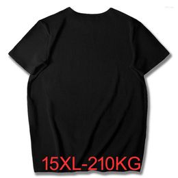 Men's T Shirts Summer Men Oversized T-shirt Bust 186cm 15XL 14XL 13XL 12XL 11XL 10XL 9XL 8XL Weight 110KG-230KG Plus Size