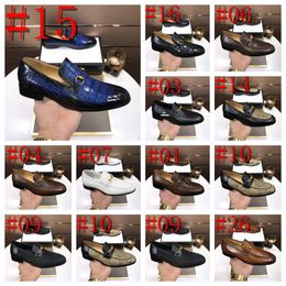 Crocodile Business MEN SHOES Casual Vintage FORMAL LUXURY DRESS LEATHER SHOES Wedding LOAFERS ITALIAN British Brogue SHOES