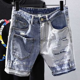 Men's Shorts Supzoom New Arrival Hot Sale Fashion Summer Zipper Fly Stonewashed Casual Patchwork Cotton Jeans Shorts Men Cargo Denim Pockets T230502