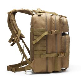 Backpacking Packs Men Military Tactical Backpack Waterproof Large Capacity Bags Outdoor Sport Hiking Camping Hunting Trekking Men Rucksacks 50L J230502