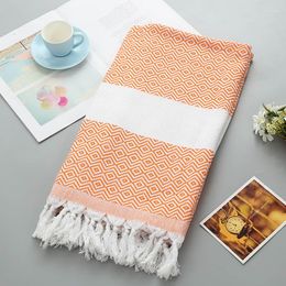 Towel Turkish Style Beach Sports Sauna Tassel Shawls For Women Outdoor Sunscreen Pahom Manta Female Home Decor