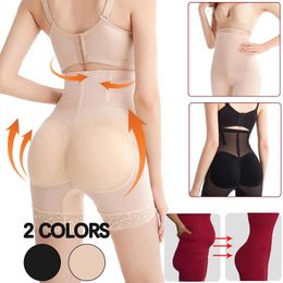 Women's Shapers High Waist Female Underwear Belly Slimming Shaper Panties Modelling Strap Detachable Breech Raising Buttock Pad Shaping