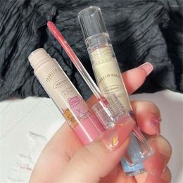 Lip Gloss Makeup Not Easy To Remove Bare Brown Transparent Tone Matte Velvet Waterproof Temperature Change Glaze