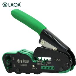 Tang LAOA Crimping Pliers Crimper Network Tools Cable Stripper Wire Cutter Cutting Pliers Terminal Crimp Portable Tool