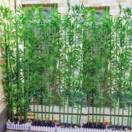 Artificial Green Bamboo Leaves Fake Green Plants Simulation Green Plants Art Home Hotel Office Decoration