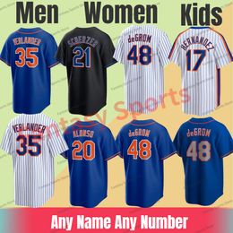 Custom 4 Carlos Correa Baseball Jersey Pete Alonso Francisco Lindor Justin Verlander Brandon Nimmo Jerseys Edwin Diaz Kodai Senga Mike Piazza Tom Seaver McNeil