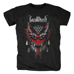 Men's T-Shirts 13 Designs Lorna Shore Streetwear Cool Rock Brand Shirt Heavy Death Metal Punk Fitness 100Cotton Skateboard Demon Tee J230502