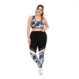 Women's Tracksuits Plus Size Womens Sexy 2 Piece Workout Sets - Seamless Ribbed Legging Shorts And Sports Bra Yoga Activewear Set