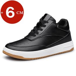 New Lift Sneakers Man Elevator Shoes Casual Height Increase Shoes for Men Insoles 6CM Sports Tall Leisure Fashion Footwear