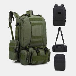 Backpacking Packs 50L Camping Backpack Molle Tactical Military Tactical Backpacks Sports Bag Hiking For Travel Army Bag Trekking Shoulder Men Bag J230502