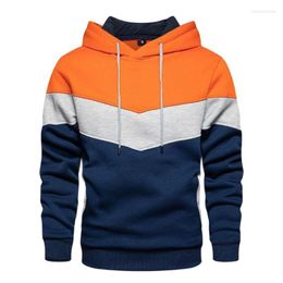 Men's Hoodies Men's Fleece Sweatshirt 2023 Man Patchwork Autumn Winter Warm Sportswear Tracksuit Men Pullover Jacket