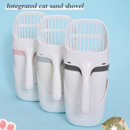 Housebreaking 2In1Cat Litter Shovel Portable Pet Litter Sifter Hollow Cat Litter Pet Water Purification Spoon Cat Tray Box Cleaning Supplies