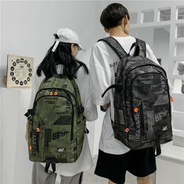 Backpack Casual Lightweight Men Women Outdoor Wear-resistant Travel Bags Large Capacity Multi-function Mochila
