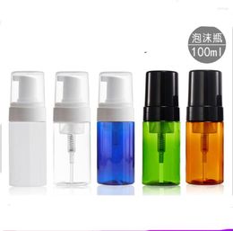 Storage Bottles 20 X 100ml Empty Plastic Foaming Bottle Soap Dispenser ContainerFoam-soap-Dispense Foam Pump Amber Blue White Clear Green