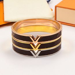 New designer bracelet gold rose gold silver bangle for Women Charm Bracelets Jewellery gift