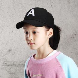 Ball Caps Kids Children's Hat Spring Boy Leisure Visors Summer Girl Baby Embroidered Letter A Baseball Cap Handsome Outdoor Beach