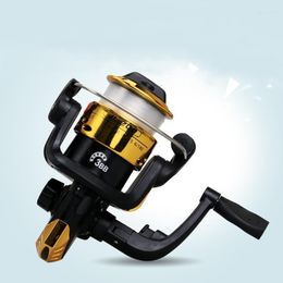 Fishing Coil Wooden Handshake 3BB Spinning Reel Professional Metal Left/Right Hand Wheels Baitcasting Reels