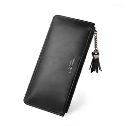 Wallets 2023 Women's Multi-function Wallet Money Bag Lady Long PU Leather Zipper Clutch Card Holder Female Purse Handbags