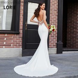 Party Dresses Mermaid Wedding Dresses Lace Appliques with Beading Bride Dress Sexy Backless Wedding Gowns Soft Satin Wedding Dress T230502