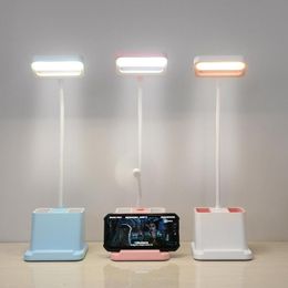 Table Lamps Multifunctional LED Lamp Fashion Multi-function Standard Paragraph USB Rechargeable Touch Control Bedroom Desk Light