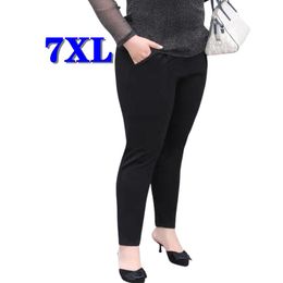 Pants Plus Size Pants Women Clothing Oversized Trousers High Waisted Fashion Office Lady Casual Pantalones 5XL 6XL 7XL Free Shipping