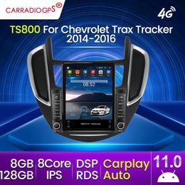 8G 128G Android 11 Carplay Auto All In One Stereo Car Dvd Video Player Intelligent System for Chev Trax Tracker 2014-2016