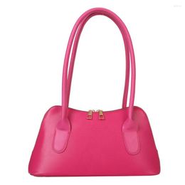 Evening Bags Fashion Tote Women Ladies Clutch Purse PU Leather Casual Armpit Bag Female Underarm Trendy Top-Handle Handbag
