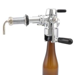 Making PET Bottle/Beer Glass Bottle Filler No Foam Beer Tap Filling Tool Beer/Soda Water/Wine Dispenser Home Brew Foam Remover