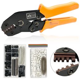 Tang DuPont Terminals Crimping Tools SN2 Pliers Set XH2.54 SM Plug Spring Clamp For JST ZH1.5 2.0PH 2.5XH EH SM Boxed Connector Kit