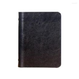 Pocket Loose-leaf Notebook Leather Cover Business Diary Memos Planner Notepad Note Book Agenda Organiser Gifts